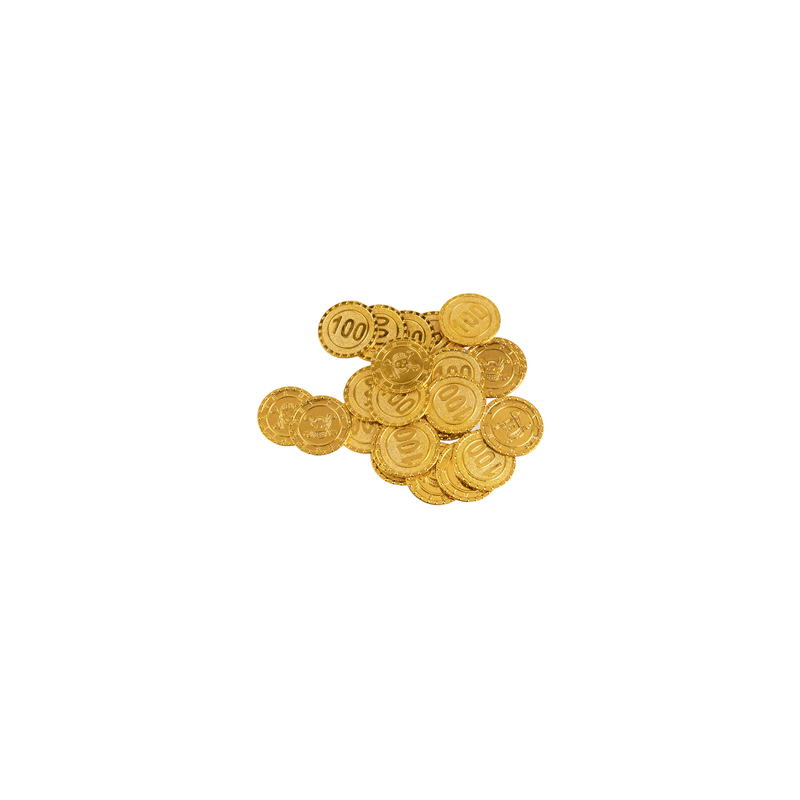 Trésor de pièces d'or x 24 - pvc