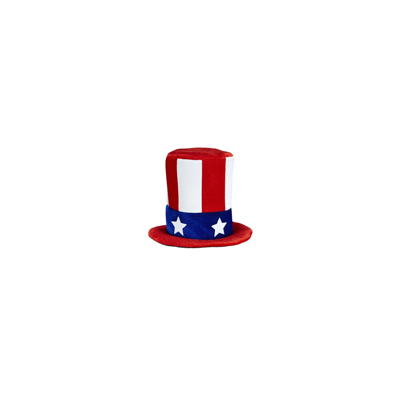 Chapeau Oncle Sam en mousse - Taille adulte