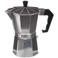 Cafetière Italienne argent 18cm