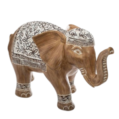 Éléphant mandala en résine 15,8 x 7,5 x 11,5cm