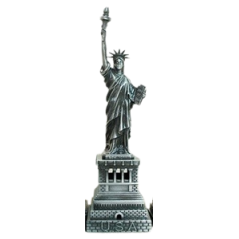 Statue de la liberté - Métal - Haut. 30cm