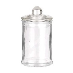 Bonbonnière de confiseur en verre 600ml - 9,8  x 18,7cm