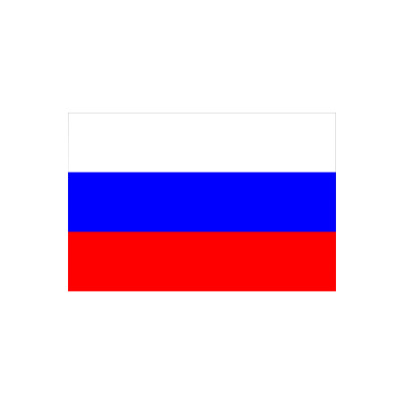 Drapeau Russie - tissu - 60 x 90cm