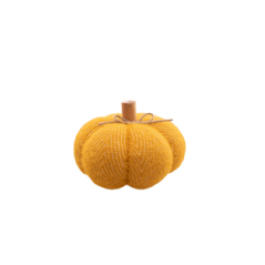 Citrouille en tissu 18 x 14cm (coloris aléatoire)