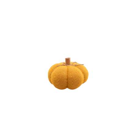 Citrouille en tissu 18 x 14cm (coloris aléatoire)