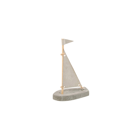 Bateau ciment 10 x 4 x 16cm