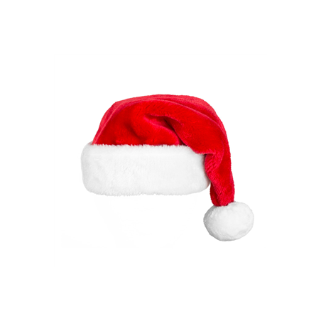 Bonnet de père noël - feutre Q+ - taille adulte - haut 33 cm diam 26 cm