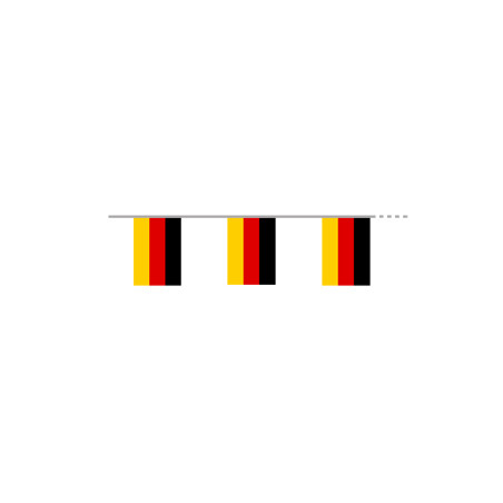Guirlande Allemagne 10 fanions 20 x 30cm - papier Long. 420cm
