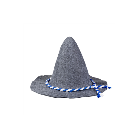 Chapeau Bavarois - tissu - diam 38 cm hauteur 27 cm