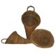 Set de 3 corne d'abondance - osier - de 33 à 45cm