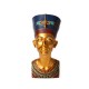 Buste de Nefertiti - résine - H. 33cm