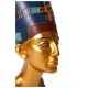 Buste de Nefertiti - résine - H. 33cm