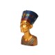 Buste de Nefertiti - résine - H. 33cm