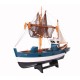 Maquette de bateau - bois - Long 60cm H. 57cm