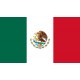 Drapeau Mexique - tissu - 90 x 150cm