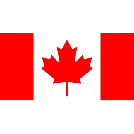 Drapeau Canada - tissu - 90 x150cm