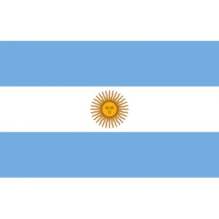 Drapeau Argentine - tissu - 90 x 150cm