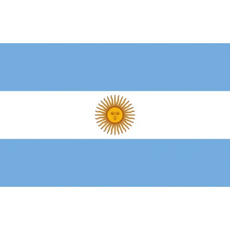 Drapeau Argentine - tissu - 90 x 150 cm 