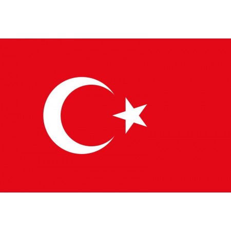 Drapeau Turquie - tissu - 90 x 150cm