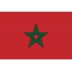 Drapeau Maroc - tissu - 90 x 150 cm