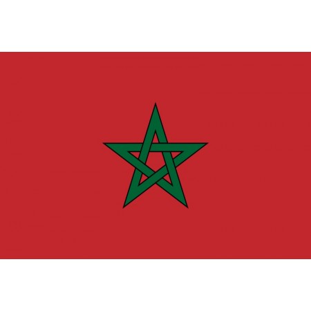 Drapeau Maroc - tissu - 90 x 150cm