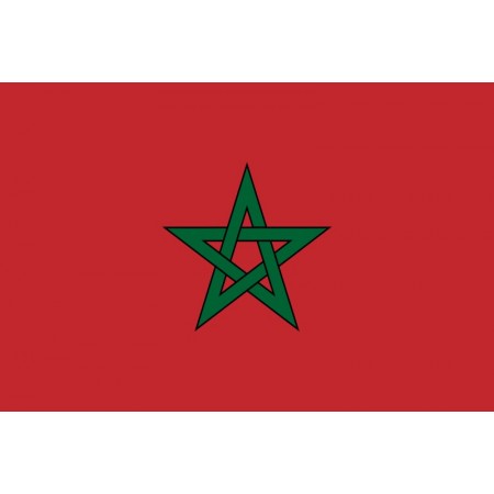 Drapeau Maroc - tissu - 90 x 150 cm