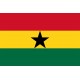 Drapeau Ghana - tissu - 90 x 150cm  
