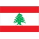 Drapeau Liban - tissu - 90 x 150cm  