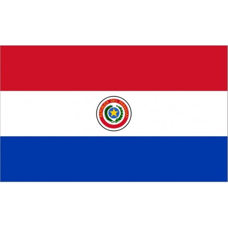 Drapeau Paraguay - tissu - 90 x 150cm  