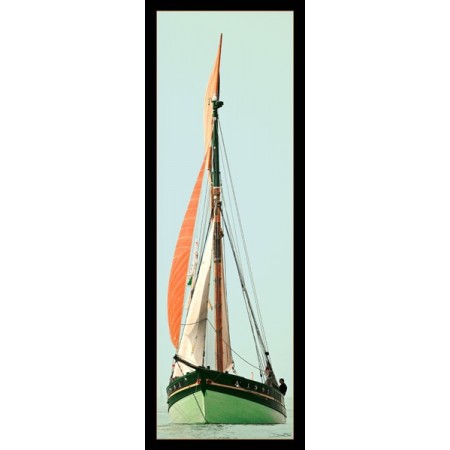 Kakemono  Bateau - tissu - 65 x 185cm