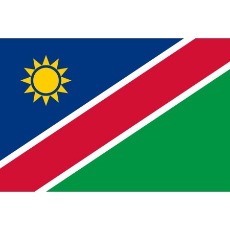 Drapeau Namibie - tissu - 60 x 90cm