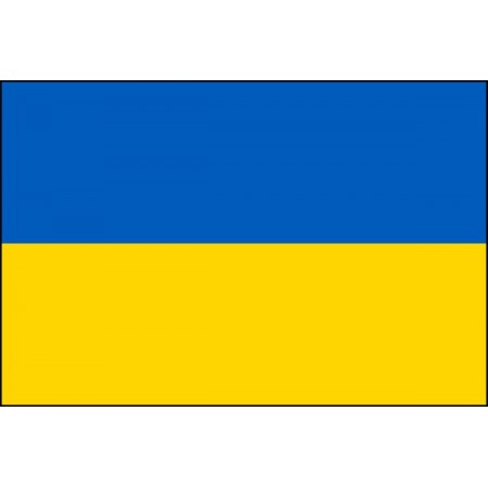 Drapeau Ukraine - tissu - 60 X 90 cm