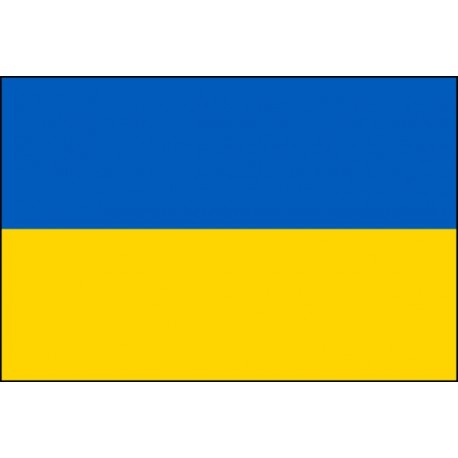 Drapeau Ukraine - tissu - 60 X 90 cm