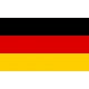 Drapeau Allemagne  - tissu - 60 x 90 cm