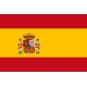 Drapeau Espagne - tissu - 60 x 90 cm