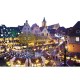 Panoramique "Marché de Noel" "Place de village 80 x 53 cm PVC M1 