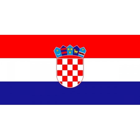 Drapeau Croatie - tissu - 60 x 90cm