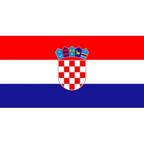 Drapeau Croatie - tissu - 60 X 90 cm