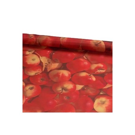 Tissu "Pommes"  -  Larg. 150cm   (vendu au mètre)