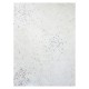 Bande de tissu intissé blanche avec perles argent Voie Lactée  30 cm x 5m