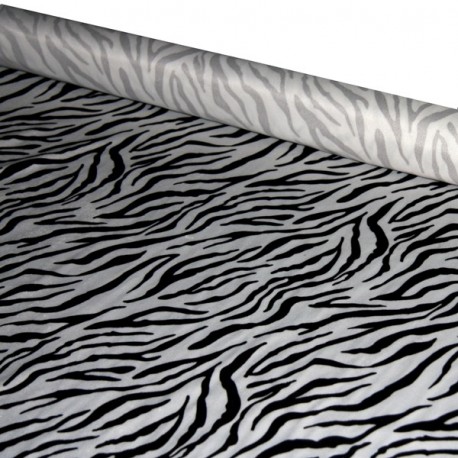 Tissu Zebre - synthétique - larg: 140 cm  (vendu au mètre)