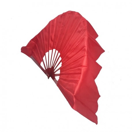 Eventail flamenco avec support - Tissu - diam 75 cm