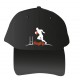 Casquette RUGBY - Tissu - noir