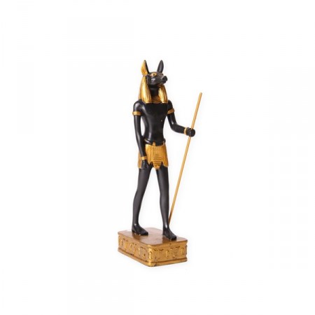 Statuette Anubis - résine - H. 26cm