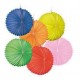 Lampions x 12  ballons uni coloris assortis - en papier - diam 22 cm