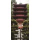Kakemono monument japon - 180 x 80 cm - Toile M1 avec structure  X- Banner