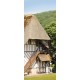 Kakemono Normandie maison- 180 x 80 cm - Toile M1 avec structure  X- Banner