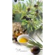 Kakemono provence olives- 180 x 80 cm - Toile M1 avec structure  X- Banner