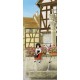 Kakemono Alsace fillette - 180 x 80 cm - Toile M1 avec structure  X- Banner