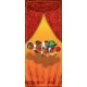 Kakemono Poisson clown orange - 180 x 80 cm - Toile M1 avec structure  X- Banner